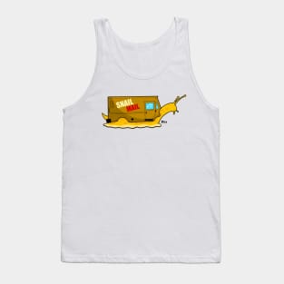 Snail mail funny saying postal carrier Tank Top